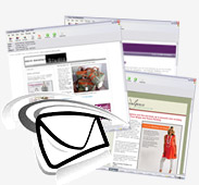 Built in e-newsletter system to send out bulk HTML emails quickly and easily.
