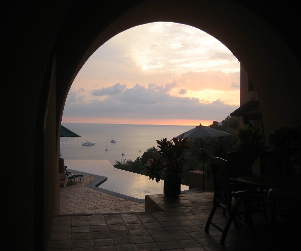 Sunset View from Lobby Jan 2008