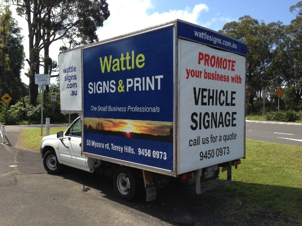 Signs and Printing Northern Beaches Vehicle Graphics Mona Vale Signage