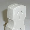 Australia, Power Produc.. DOUBLE ADAPTOR - VERTICAL TE