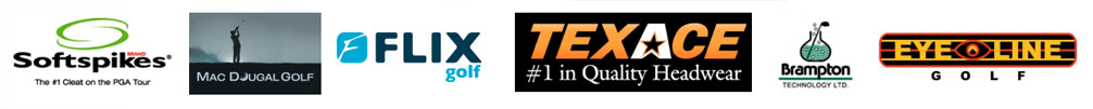 Softspikes -- Eye Line Golf -- Texace -- Eye Line Golf -- Mac Dougal Golf -- Flix Golf -- Brampton Technology