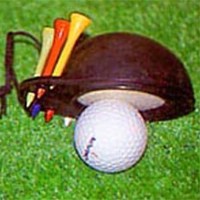 Click to Enlarge - Accessories CUP SHAPED BALL CLEANER & TEES Walkerden Golf Australia