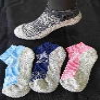 Footlets / Socks, Ladie.. LADIES FOOTLET. FLAG FOLE MOTIFF Walkerden Golf Australia