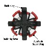 Cleats-Softspikes BLACK WIDOW TOUR CLEATS Walkerden Golf Australia