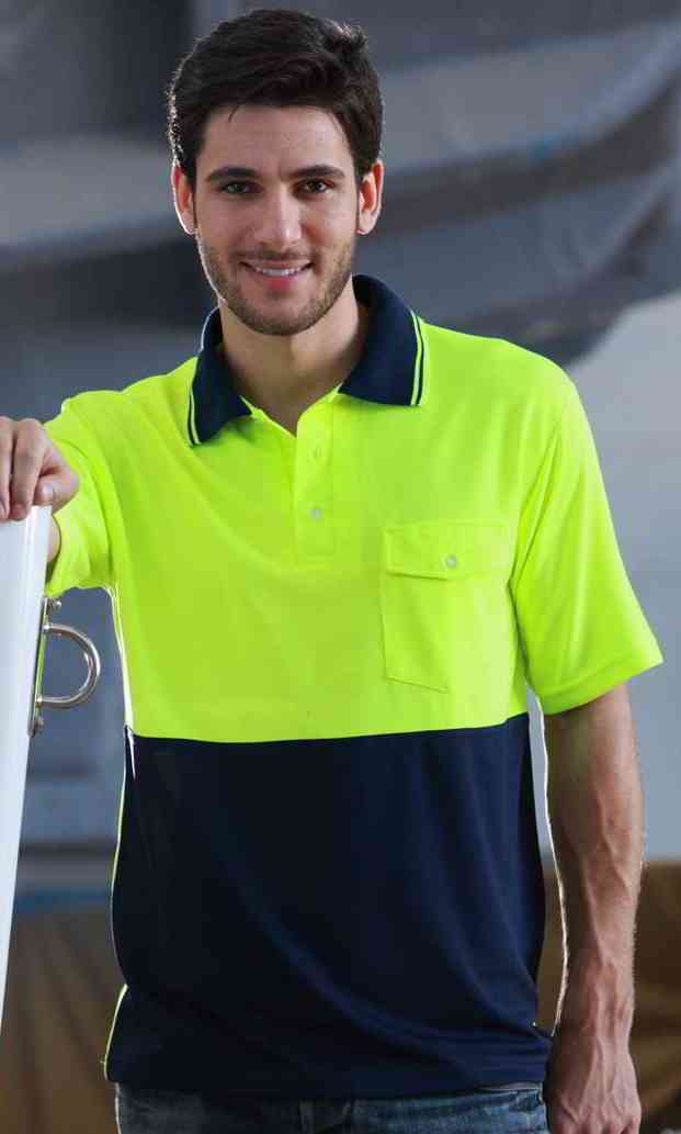 Bocini hi vis safety polo shirt