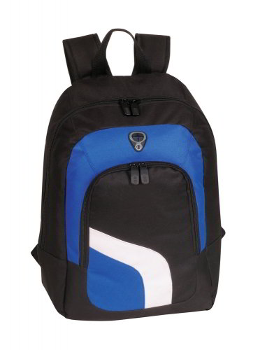 Black royal white Backpack