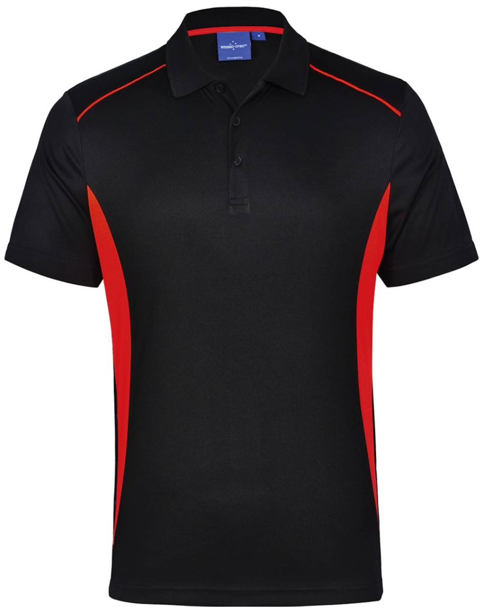 Black / Red PS79 Pursuit Polo shirt