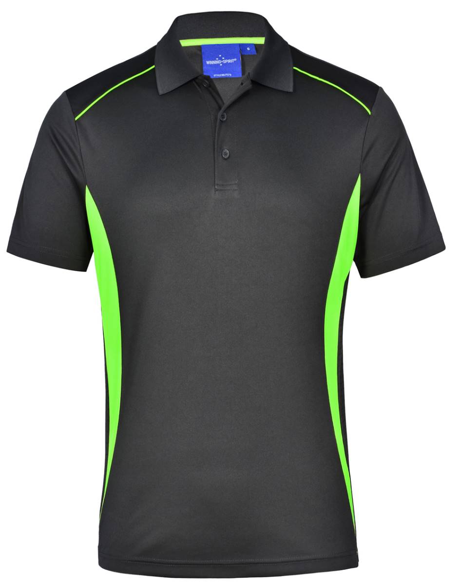 Charcoal / Lime PS79 Pursuit Polo shirt