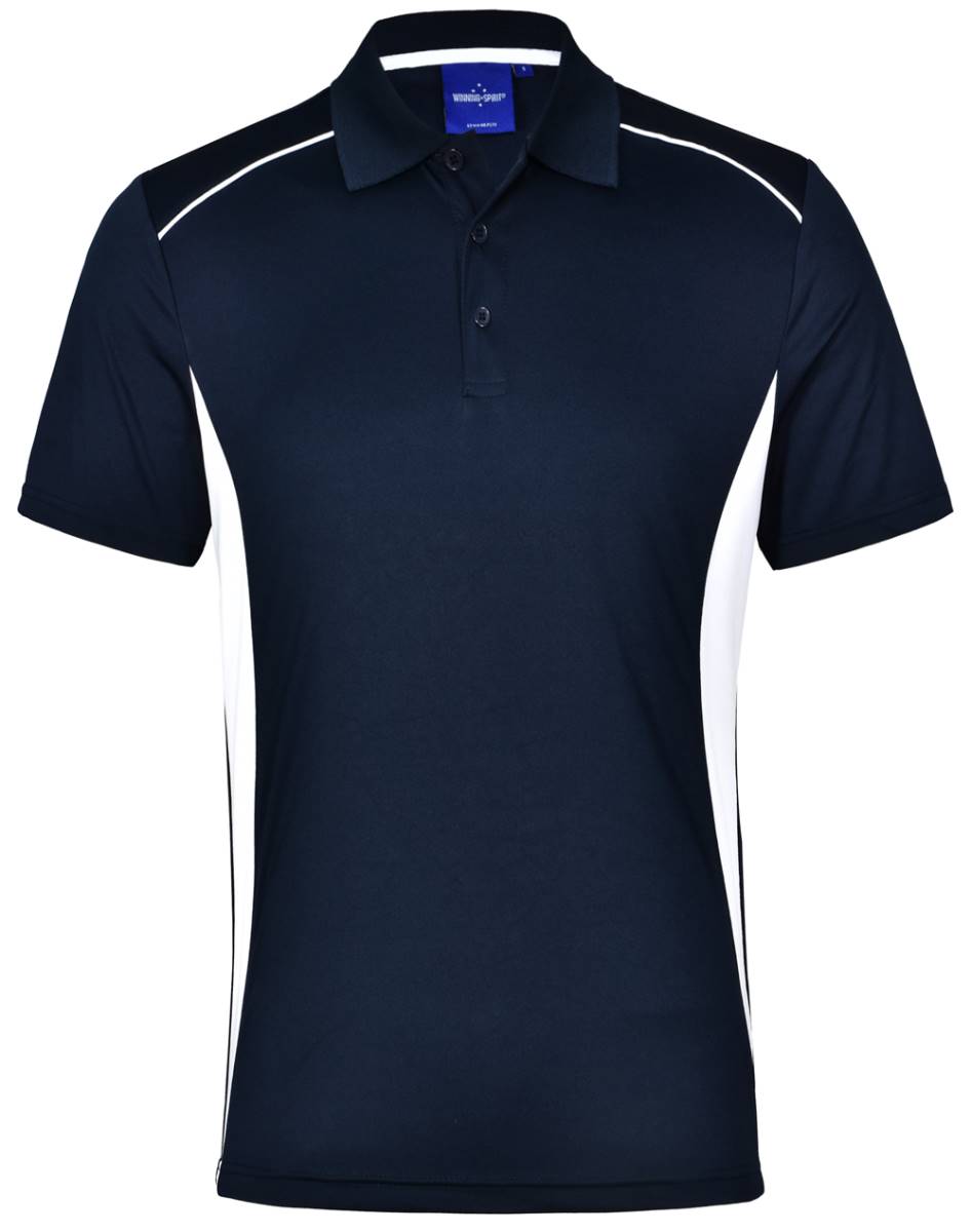 Navy / White PS79 Pursuit Polo shirt, Cool Dry