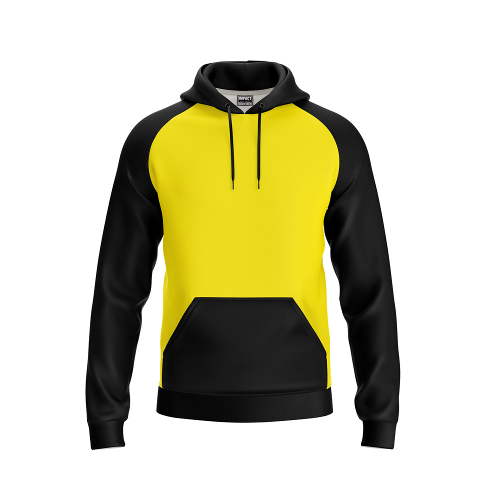 Shelly Yellow / Black , Fully Sublimated , Custom made Pullover Hoddie