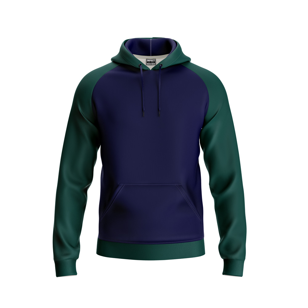 Navy Aqua Sublimated Hoodie