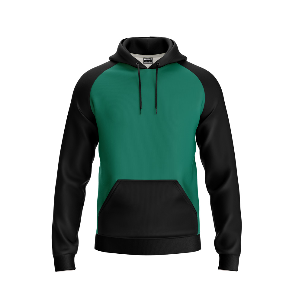 Shelly Teal / Black Pullover Sublimated Hoodie