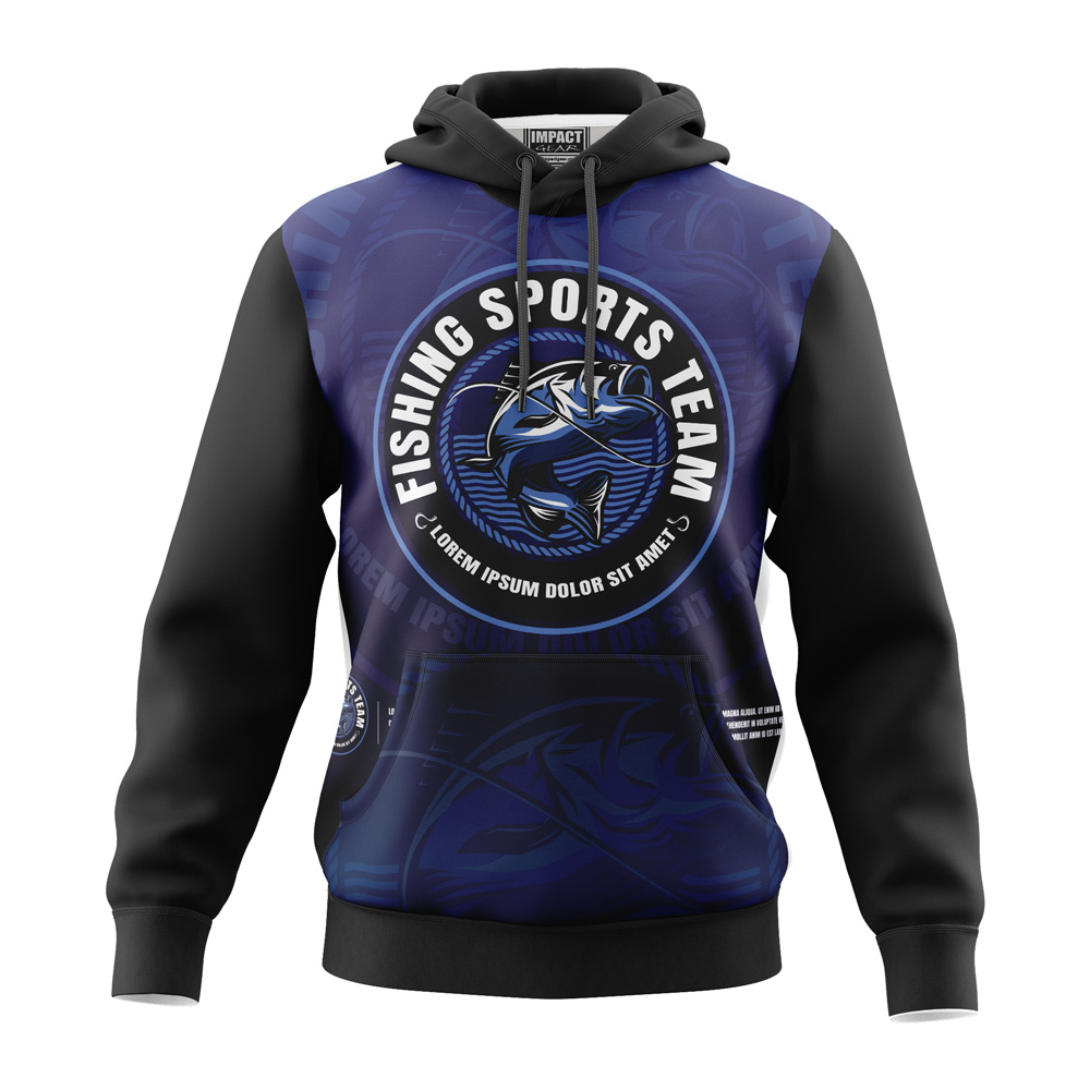 Fishing Club Fully Dye Sublimated Design your own Hoodie