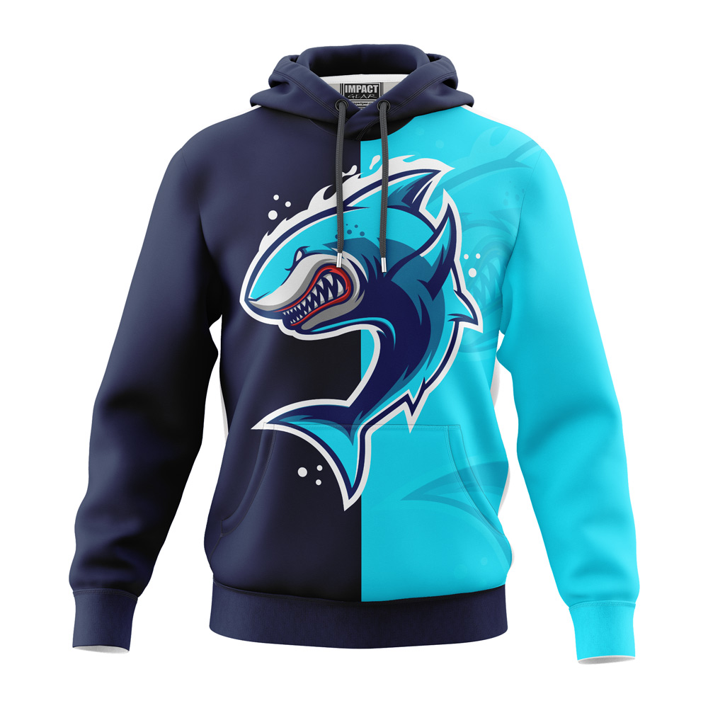 Sharks Pullover Hoodie custom made.