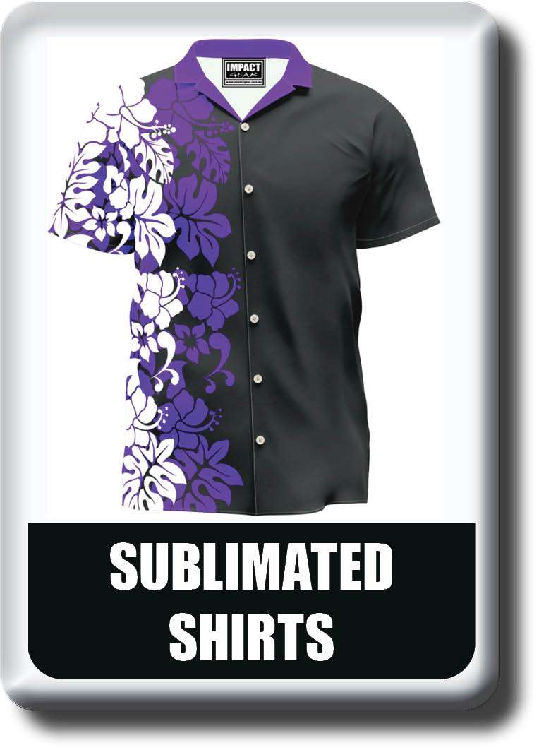 Dye Sublimated Shirts full button Custom made