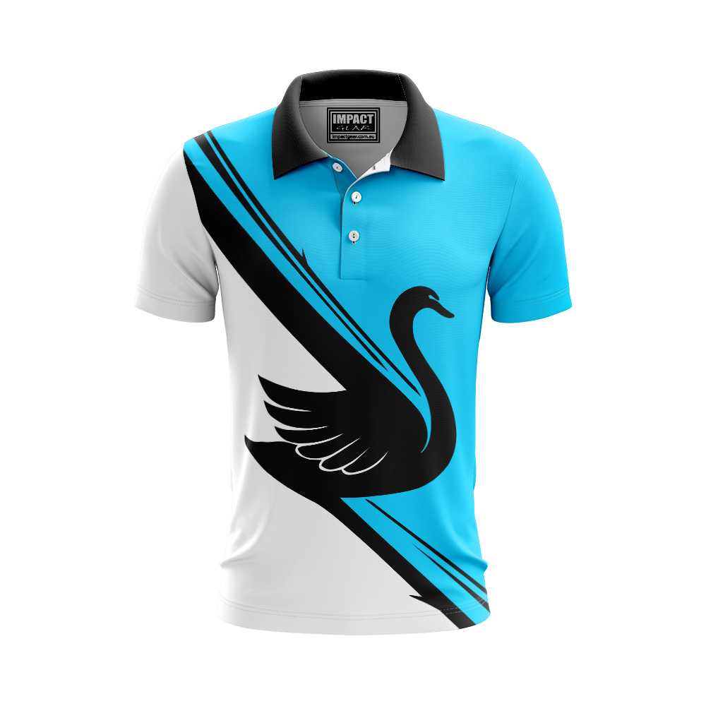 Fully Dye Sub Polo shrt with collar  Swans Sports Club Polo