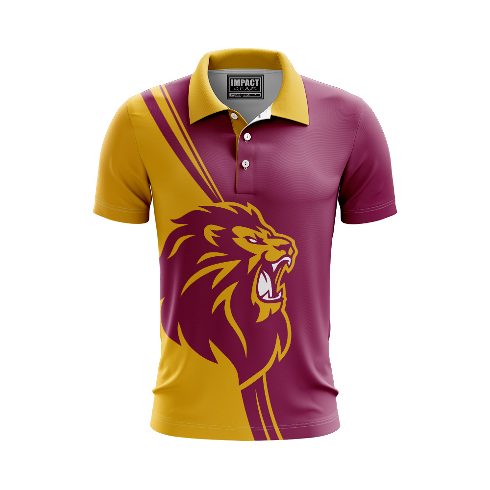 Lions Sublimated club shirt, Custom made,add your logo