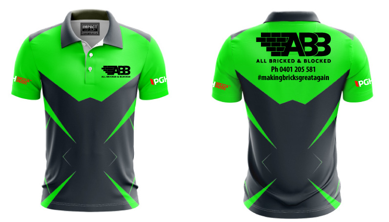 Sublimated Custom made Polo shirt design