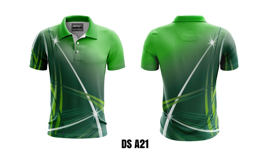 Sublimated Polo shirt GREEN custom made
