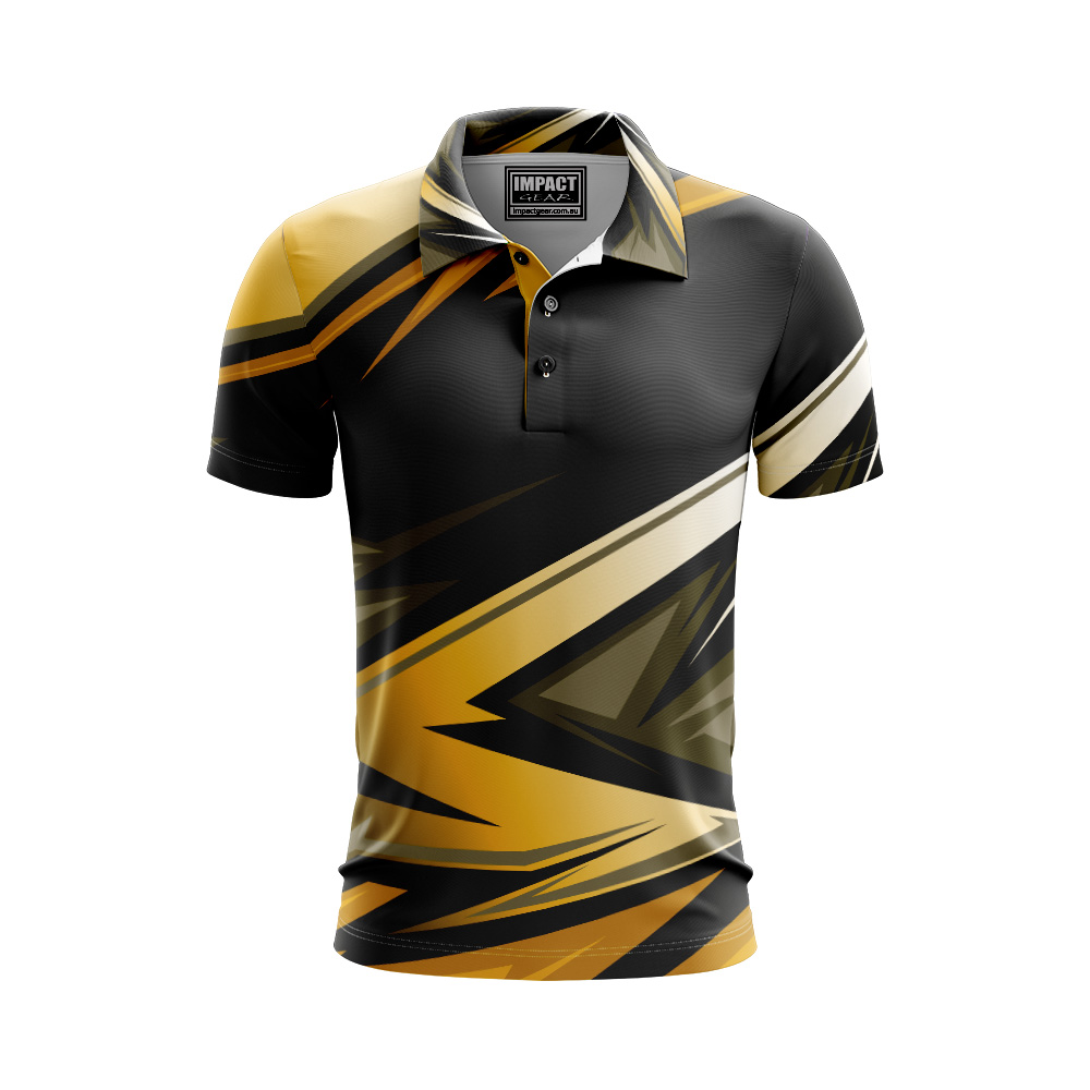 Impact gear, Dye Sublimated Polo shirts, custom made. Cool dry ...