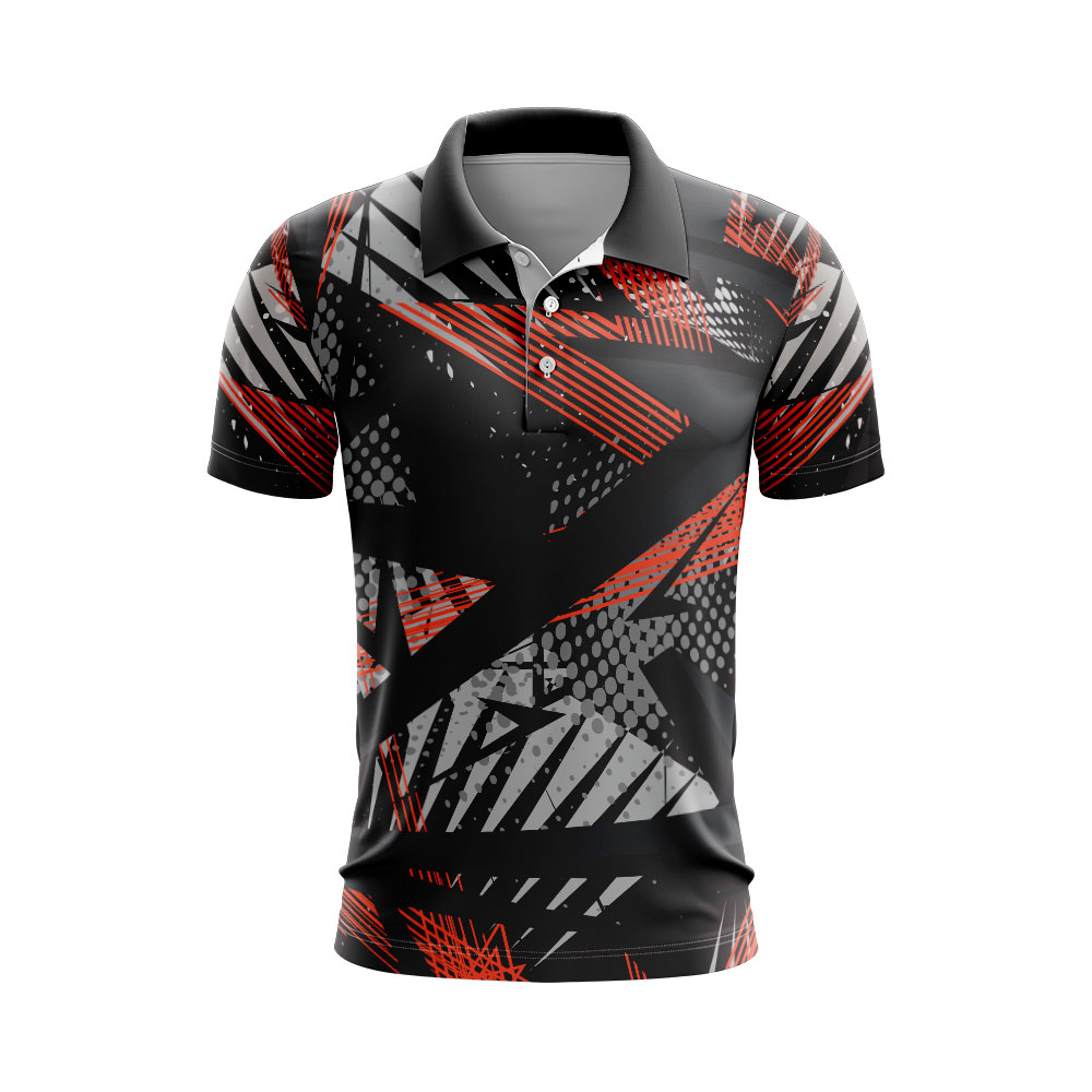 Sublimated Polo shirt Fishing Design Custom made 