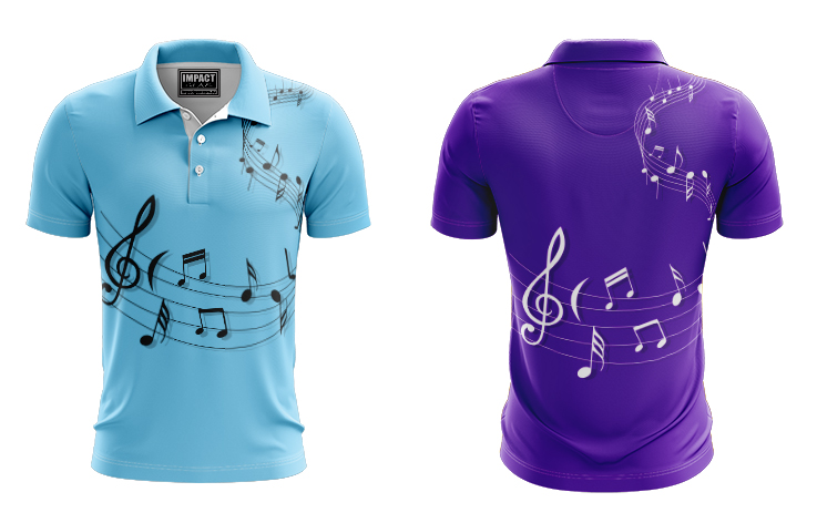 FP 148A Music Sublimated Custom made Shirt, 