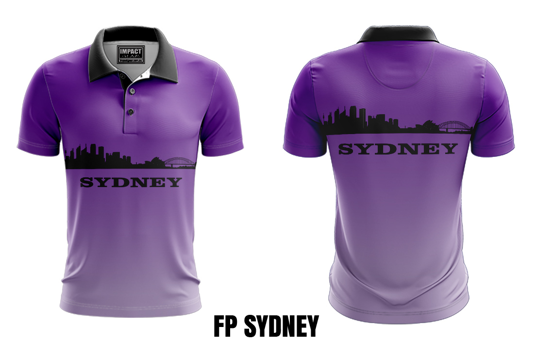 Sydney Design Sublimated Polo shirts