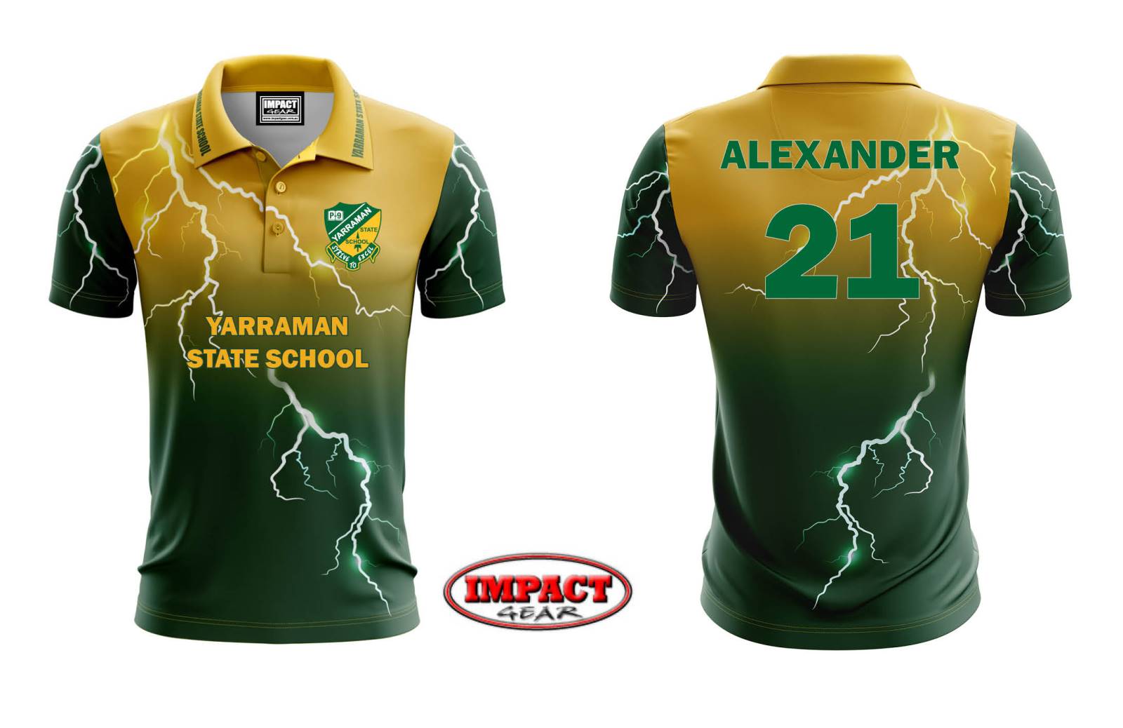 Sample Sublimated Polo shirt design