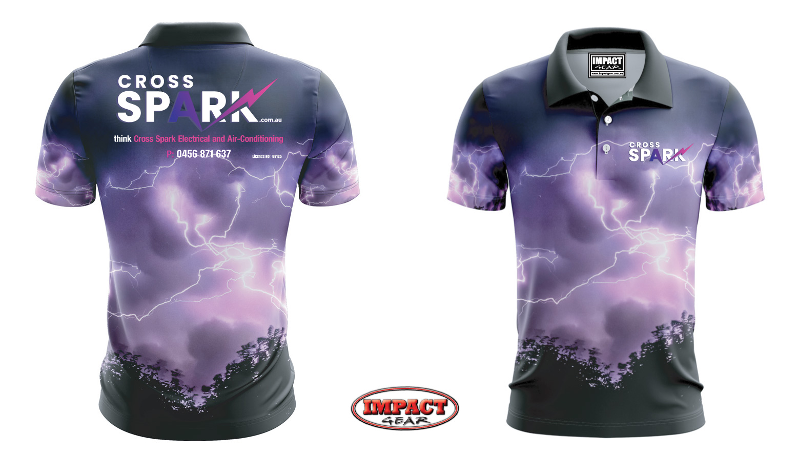 Sample sublimated Polo shirts design