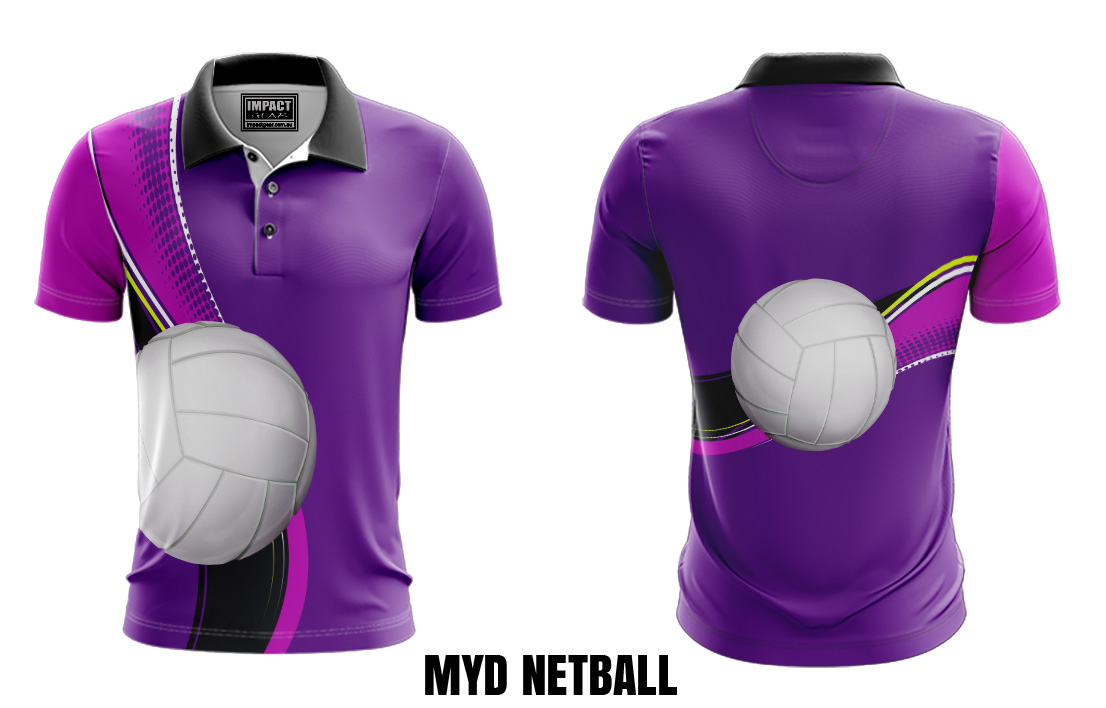 netball design sublimated shirt