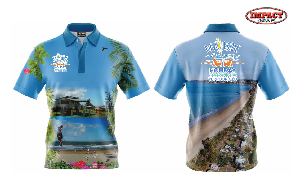 Custom design Sublimated Polo shirt