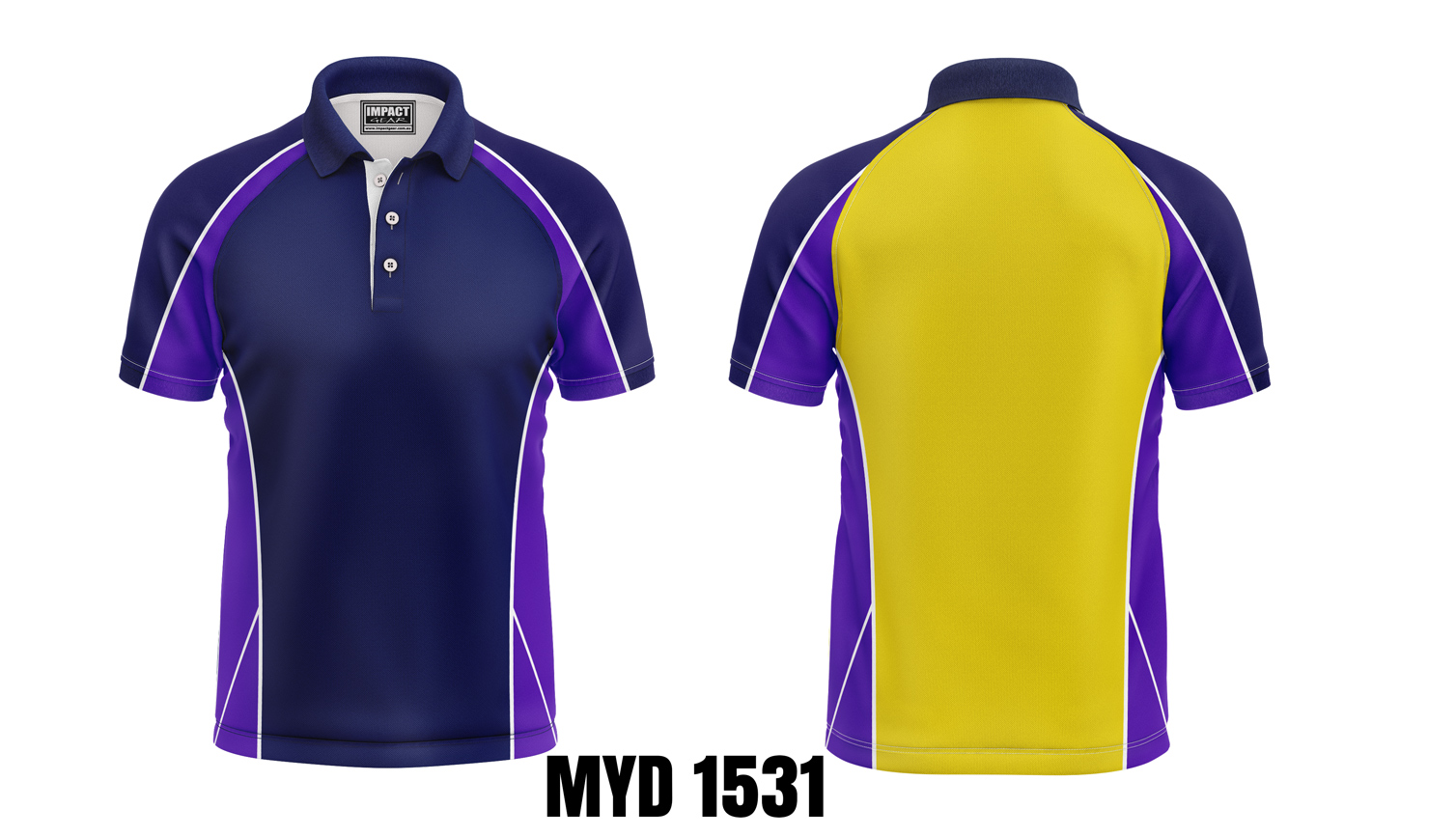 MYD 1531 Raglan Sleeve Sublimated Polo shirt