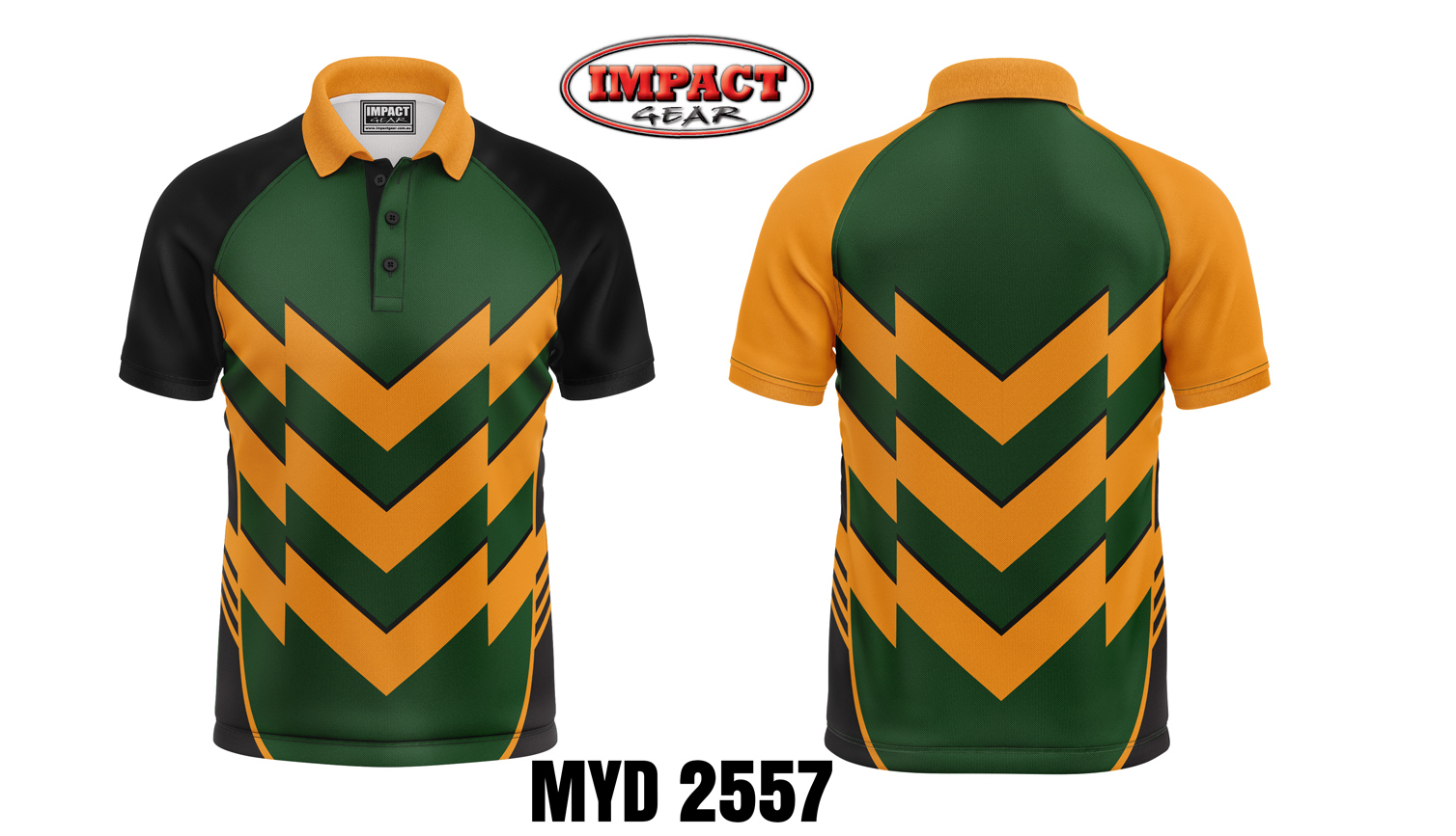 MYD 2557 Green Gold Black Custom made Shirt Raglan Sleeve,