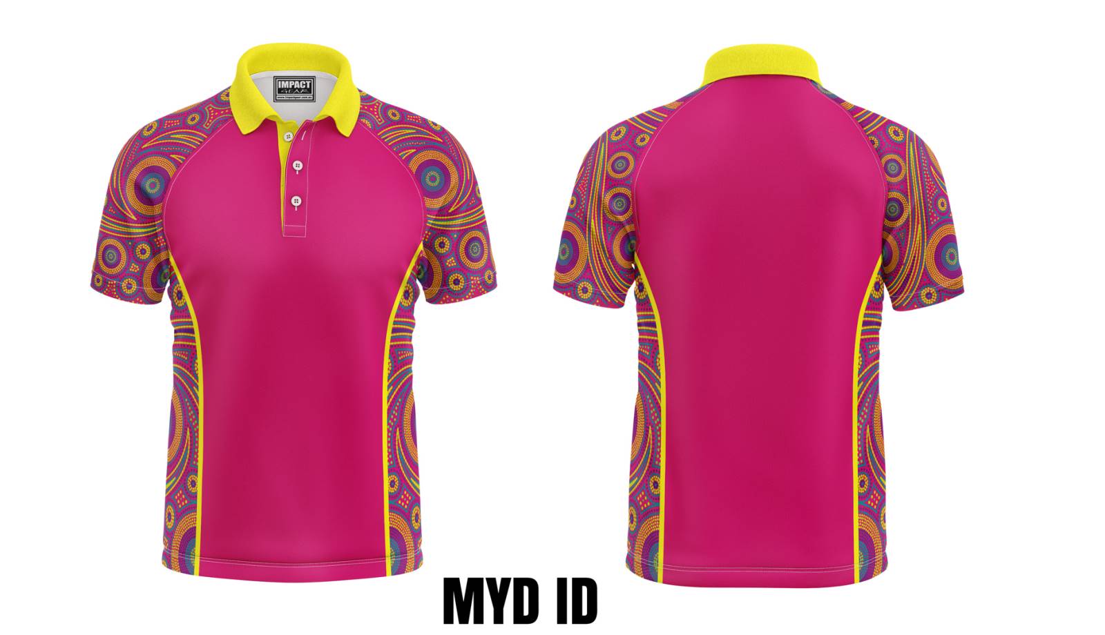 MYD ID  Dreamtime Custom made Sublimated Shirt Pink