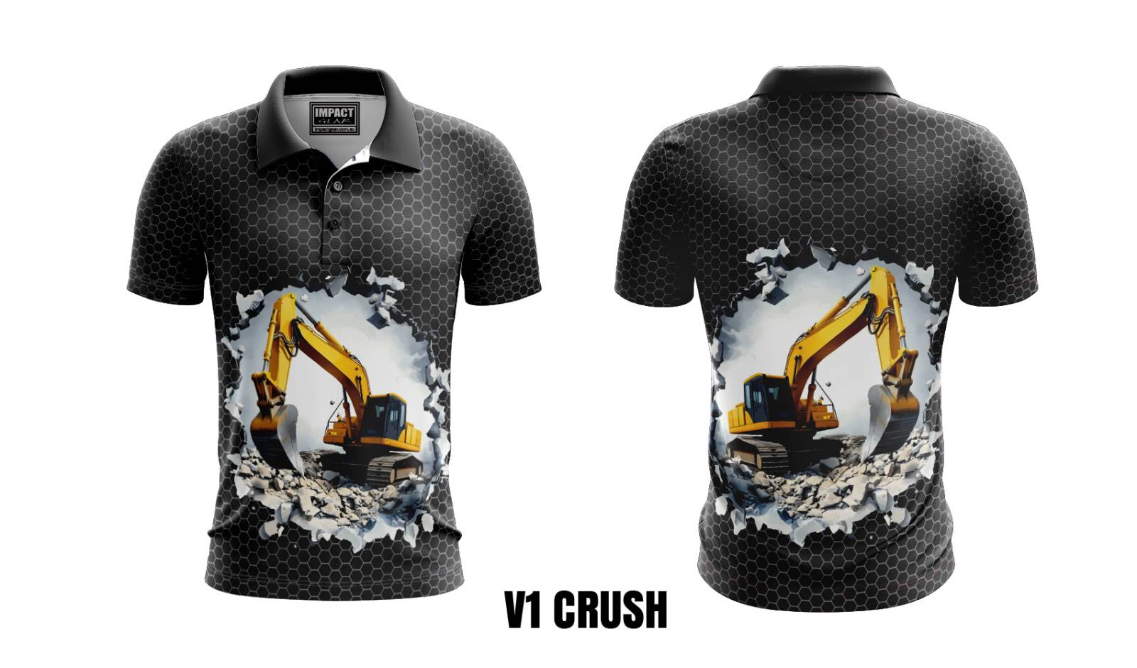 V1 CRUSH Sublimated Polo shirt Custom made