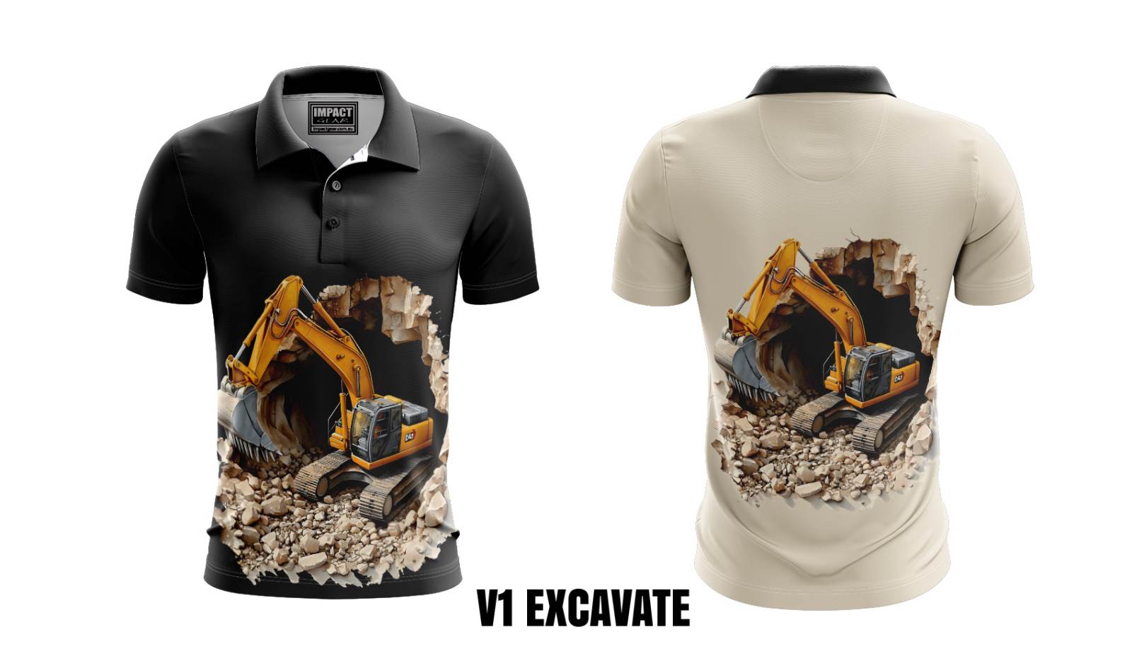 V1 EXCAVATE Custom made Fully Dye Sublimated Shirts