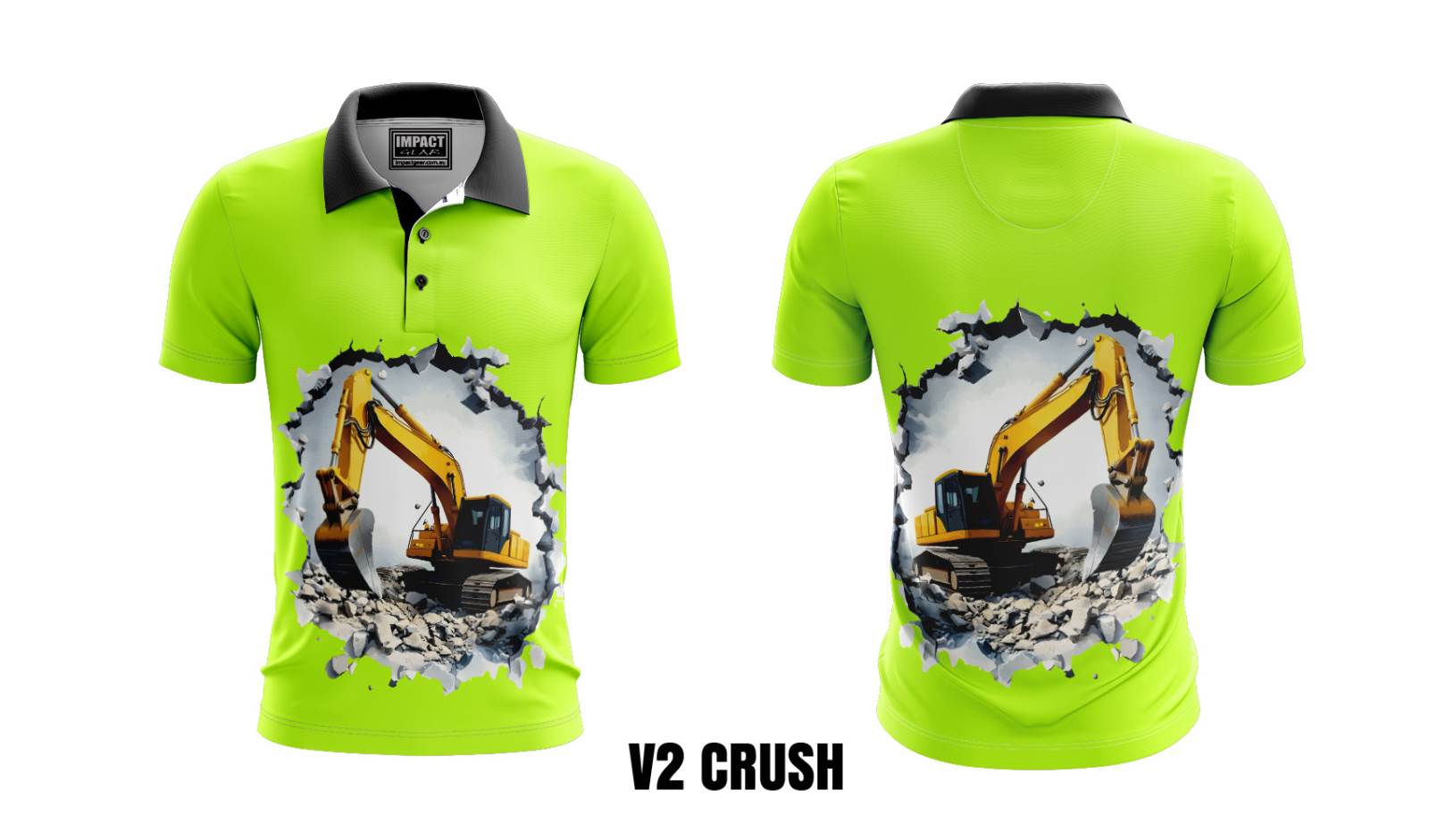 V2 Crush Fully Dye Sublimated Polo shirt, custom made