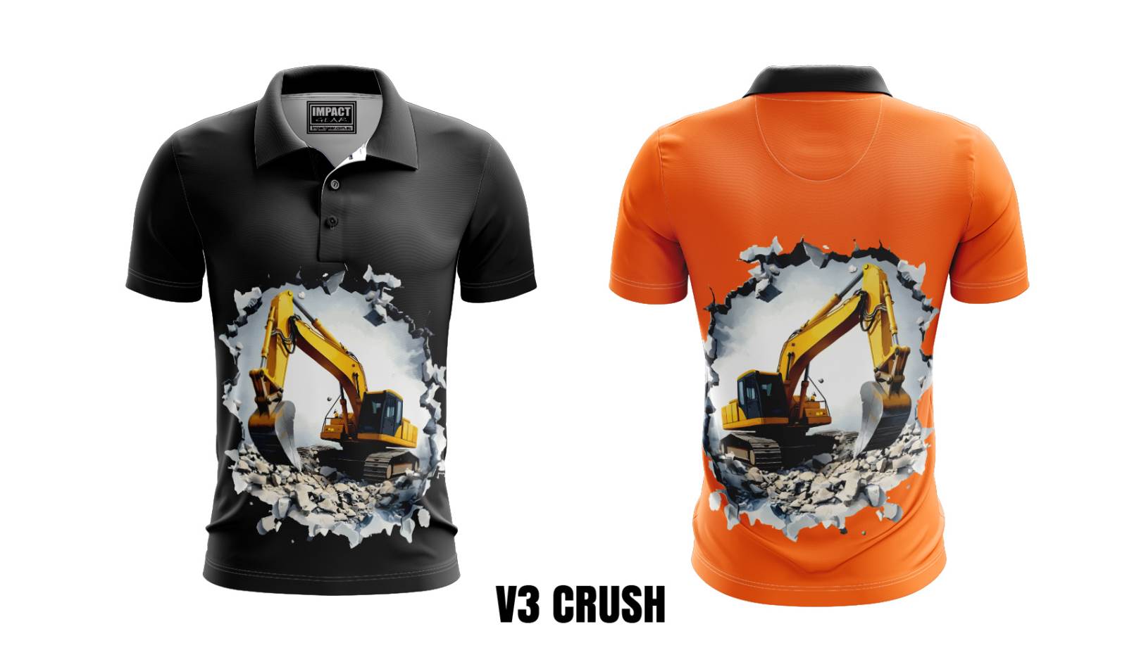 V3 CRUSH Custom made Sublimated Work shirt
