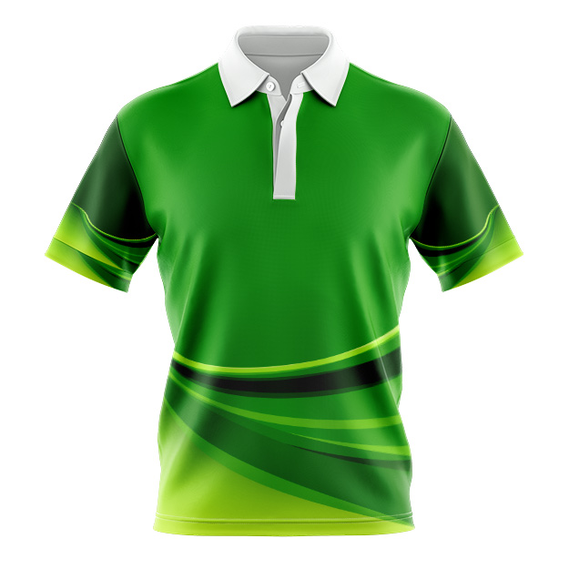 Sublimated Polo shirt Swirl Green, Cool, Quick Dry And Lightweight. .Custom made 100% Cool Dry Polyester Micro Mesh Fabric breathable.  