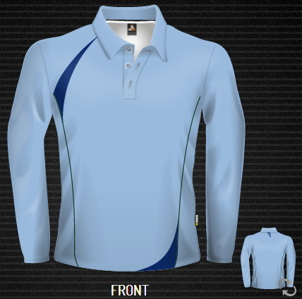 Barry LS Dye Sublimated Long Sleeve Polo shirts