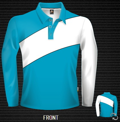 sWIPE Dye Sublimated Long Sleeve Polo shirts