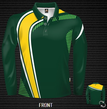 Swoosh LS Dye Sublimated Long Sleeve Polo shirts