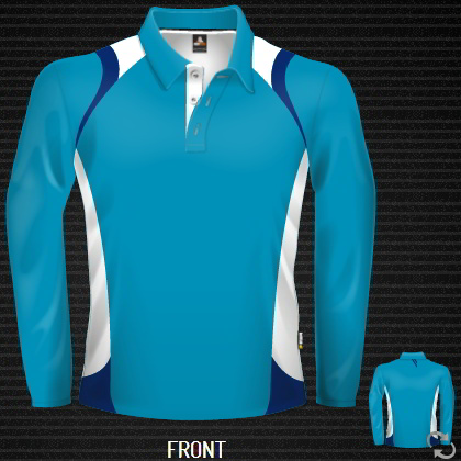 Tornado LS Dye Sublimated Long Sleeve Polo shirts