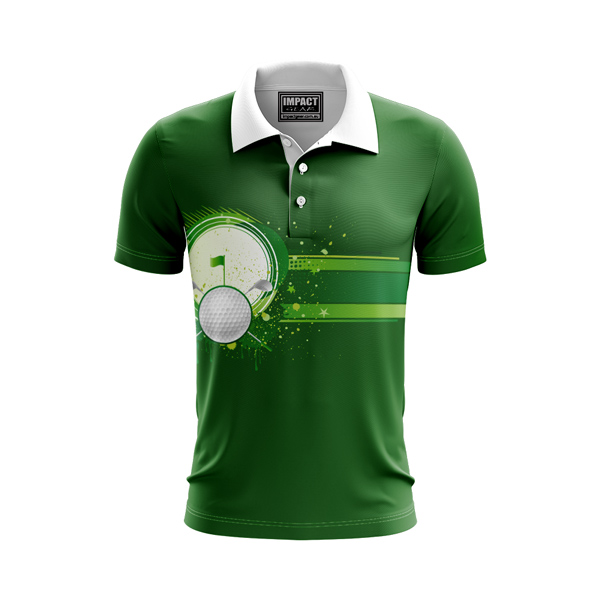 Dye Sublimated Polo shirt, Golf Design, DYO, Custom made 