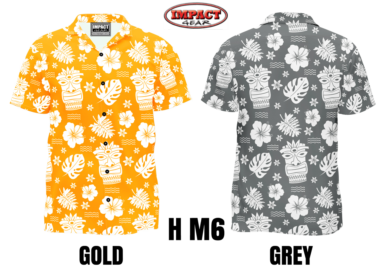H M6 Gold or Grey Sublimated shirt, 