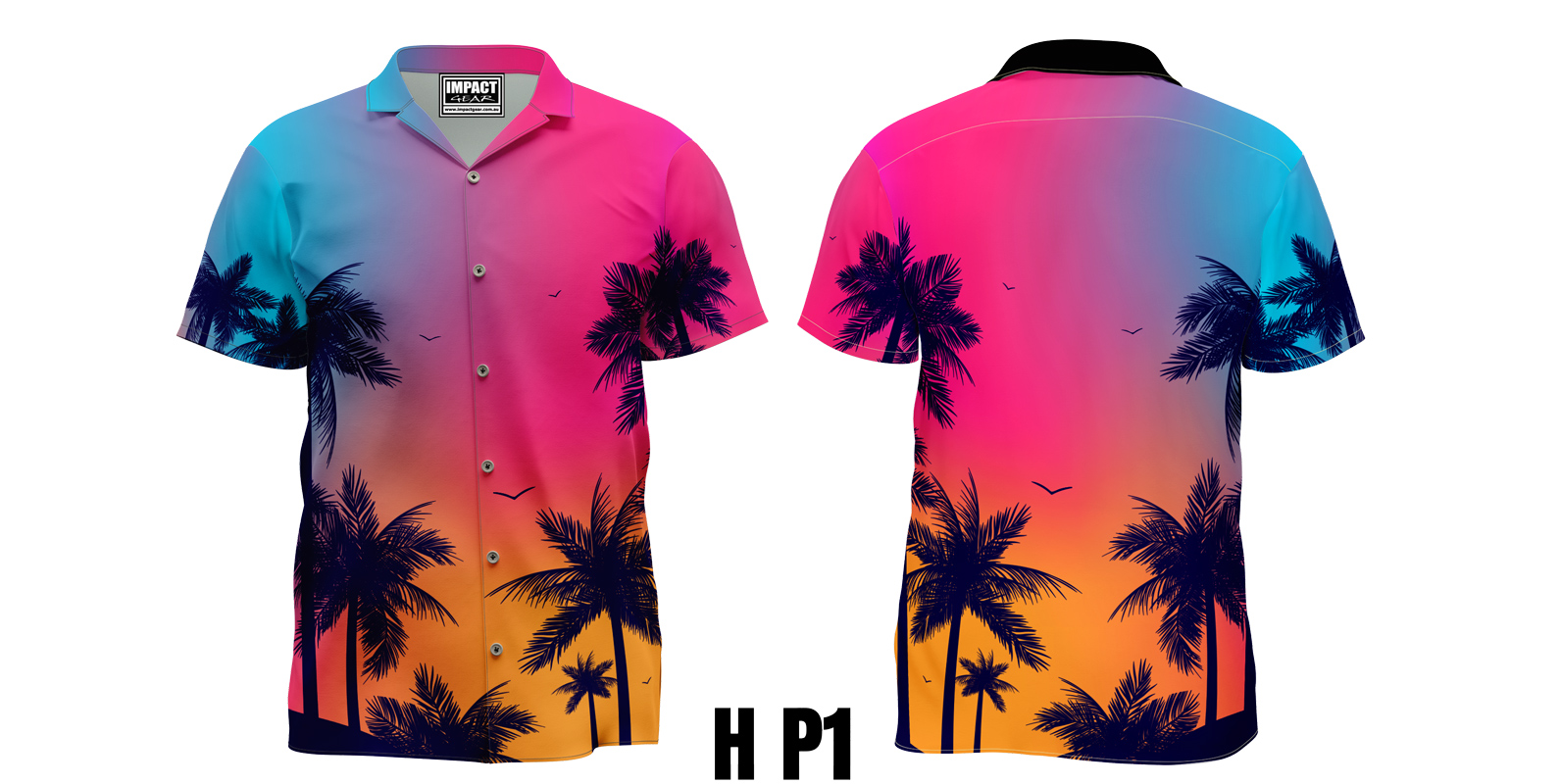 H P1 Sublimated shirt design