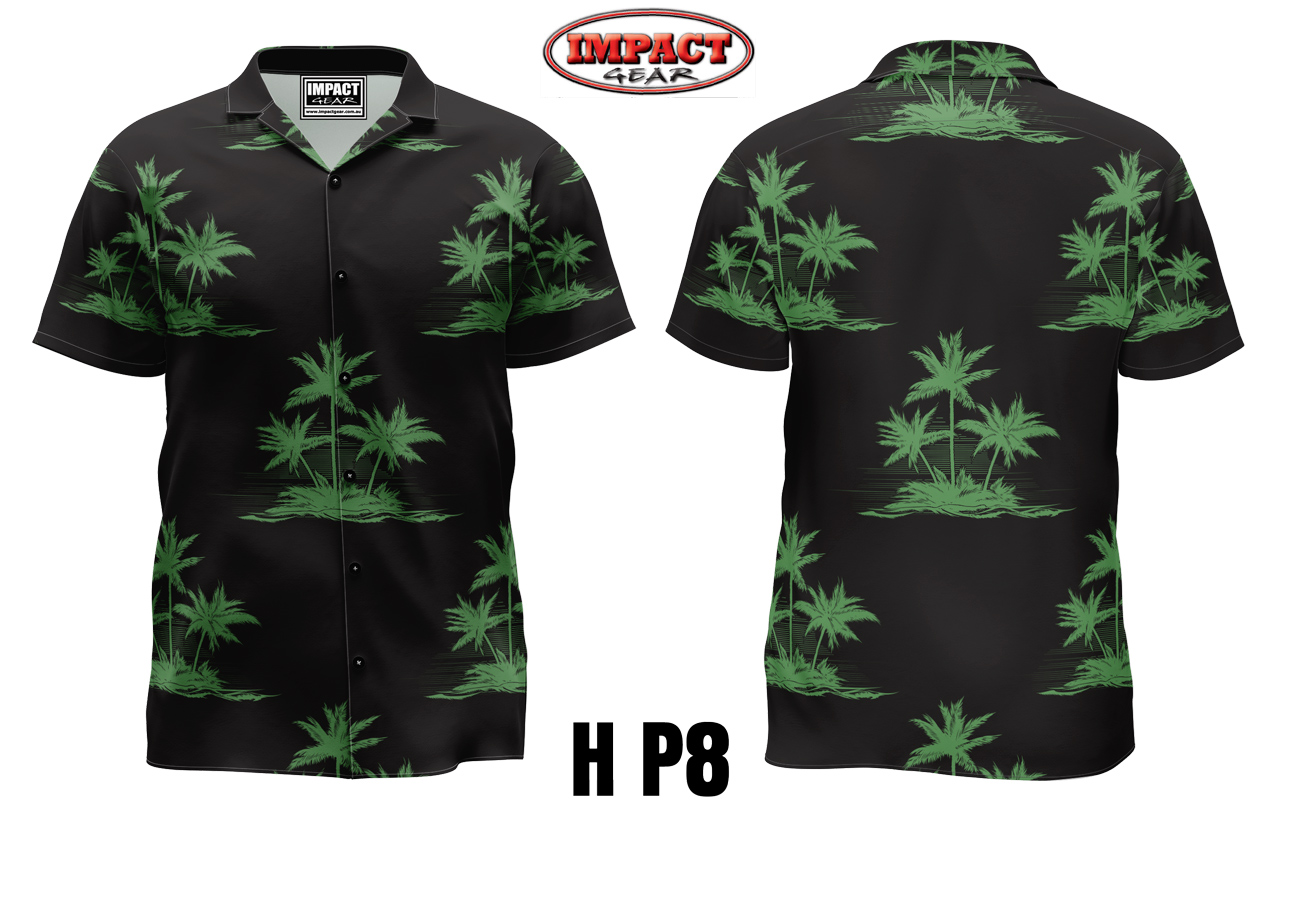 H P8 Palm Trees Design sublimated shirt