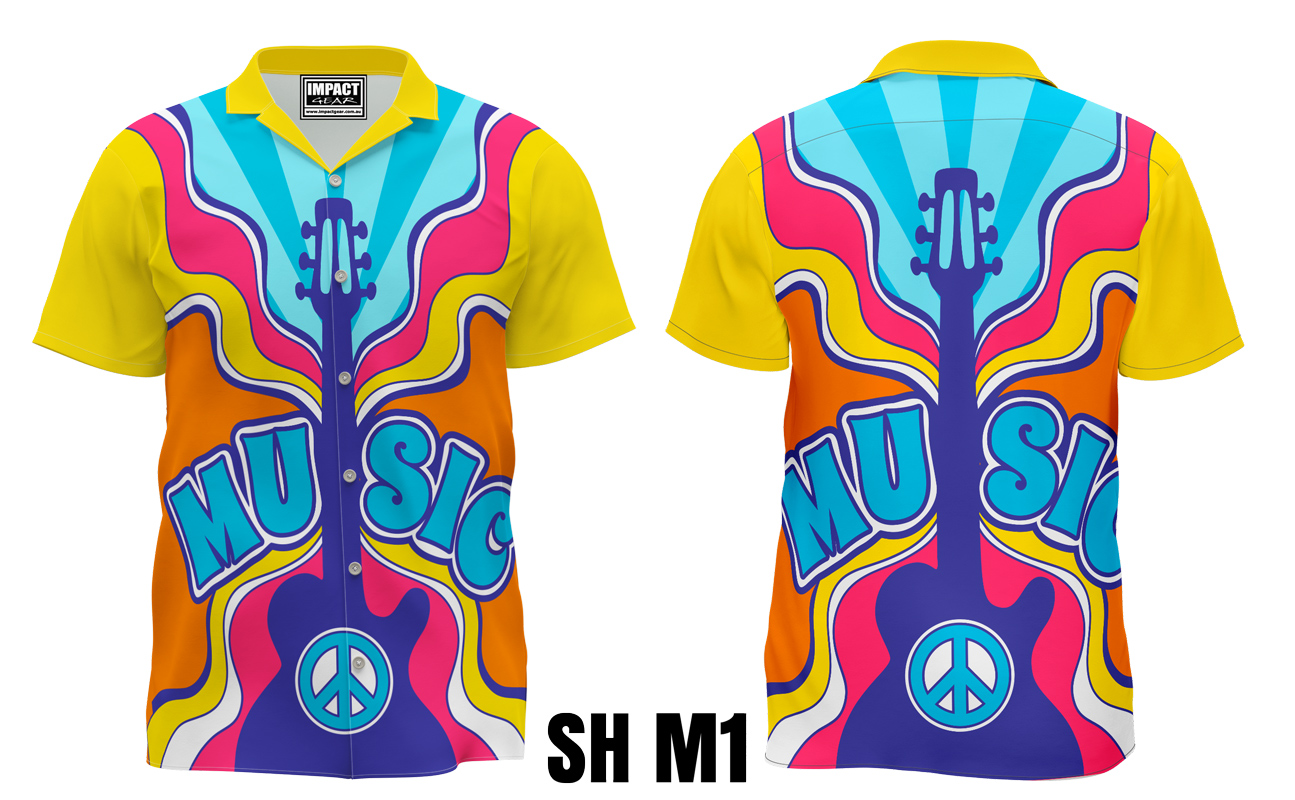 MD Music Funcky Retro Design shirt, impactgear