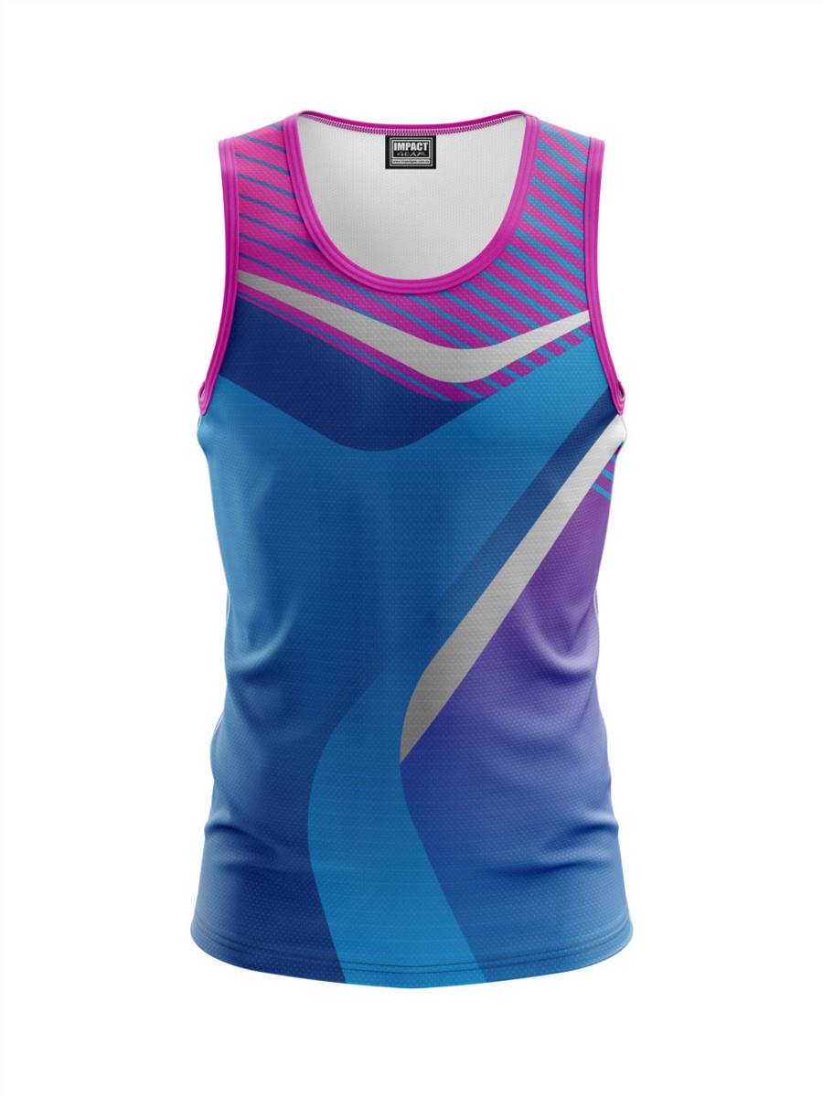 Impact gear, Fully Dye Sublimated Singlets, custom made, Cool Dry ...