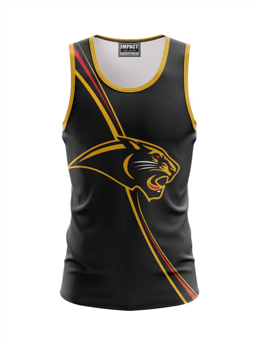 Panthers,Cats, Fully Dye Sublimated Singlet. Tank Top